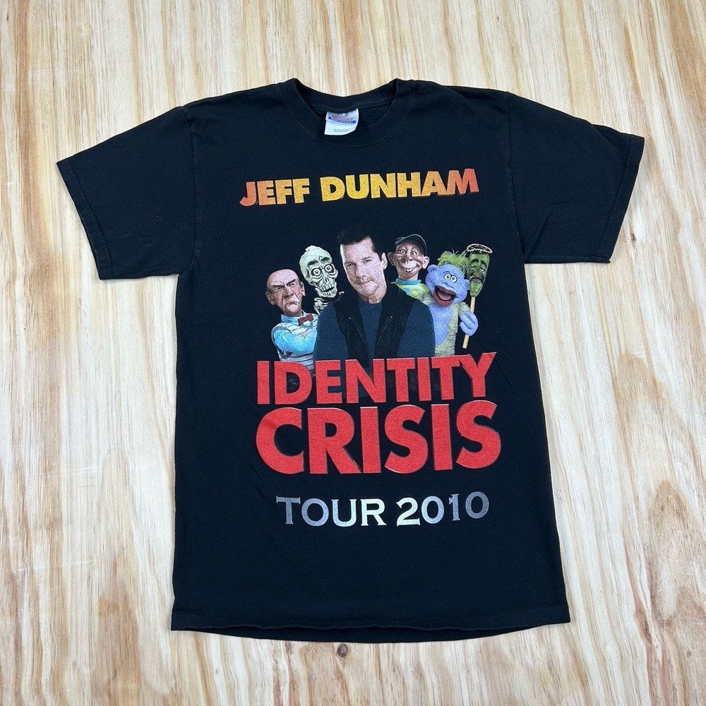 Jeff Dunham T Shirt Men‎ Size S Identity Crisis 2011 Tour Comedy Funny Puppet